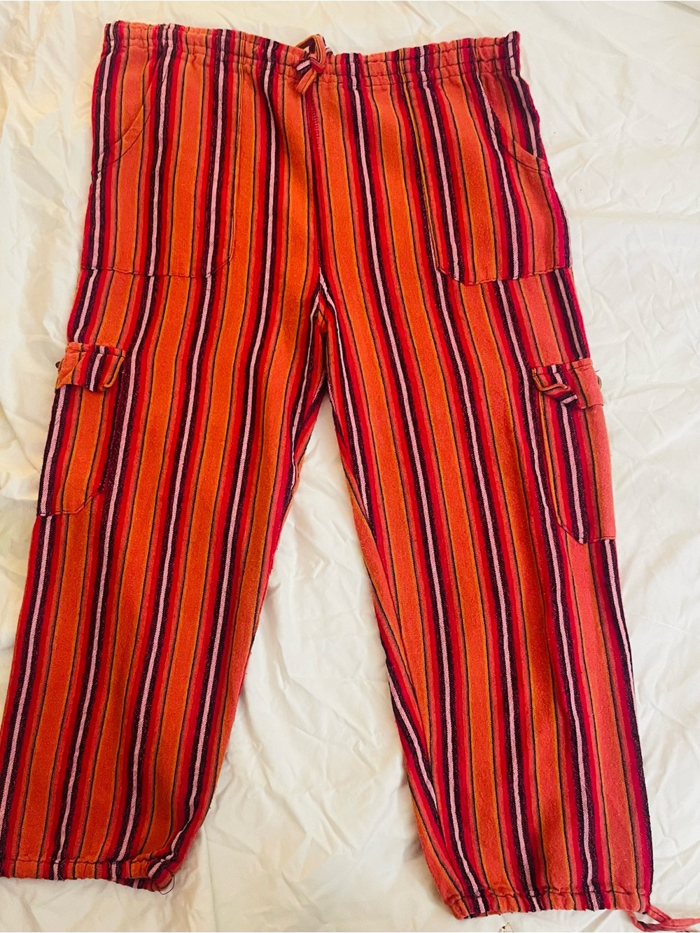 Ecuador Otavalo Traditional Orange Pants